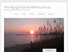 Tablet Screenshot of antiagingfamily.com
